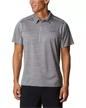 Поло Columbia Alpine Chill Zero, цвет Columbia Grey Heather