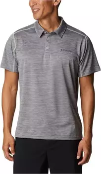 Поло Columbia Alpine Chill Zero Polo, цвет Columbia Grey Heather
