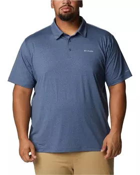 Поло Columbia Big & Tall Tech Trail, цвет Dark Mountain Heather