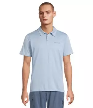 Поло Columbia Hike Polo, цвет Ripple Blue