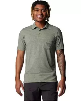 Поло Columbia PFG Uncharted, цвет Cypress Heather