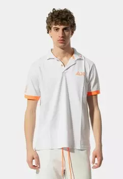 Поло CON LOGO Sun68, белый