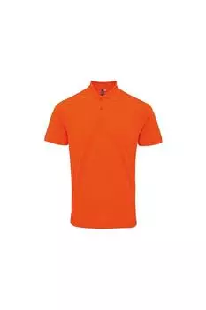 Поло Coolchecker Plus из пике с CoolPlus Premier, оранжевый
