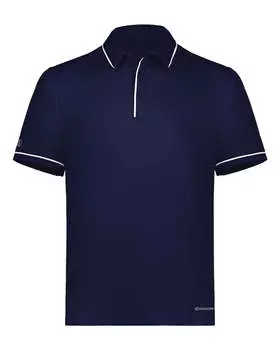 Поло CoolCore Holloway, темно-синий/белый