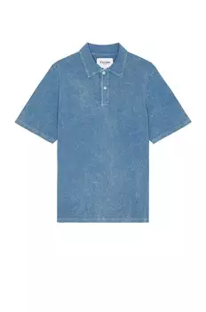 Поло Corridor Washed Short Sleeve, индиго
