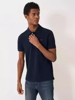 Поло Crew Clothing Classic Pique Cotton, цвет dark blue