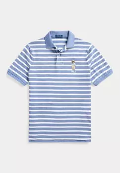 Поло CUSTOM FIT POLO BEAR POLO SHIRT Ralph Lauren, синий