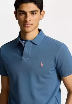 Поло CUSTOM SLIM FIT MESH POLO SHIRT Ralph Lauren, темно-синий