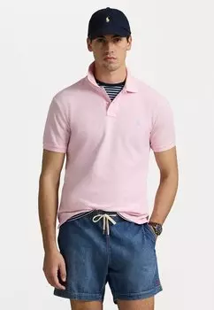 Поло CUSTOM SLIM FIT MESH POLO SHIRT Polo Ralph Lauren, фуксия