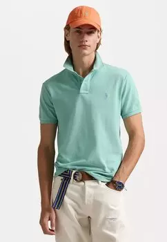 Поло CUSTOM SLIM FIT MESH POLO SHIRT Polo Ralph Lauren, мята