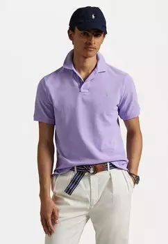 Поло CUSTOM SLIM FIT MESH POLO SHIRT Polo Ralph Lauren, сиреневый
