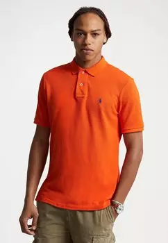 Поло CUSTOM SLIM FIT Polo Ralph Lauren, оранжевый парусный цвет