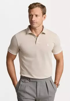 Поло CUSTOM SLIM FIT STRETCH MESH POLO SHIRT Ralph Lauren, бежевый