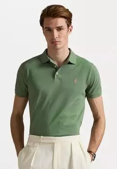 Поло CUSTOM SLIM FIT STRETCH SHIRT Polo Ralph Lauren, зеленый