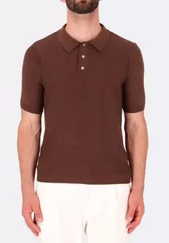 Поло Distretto12, коричневый