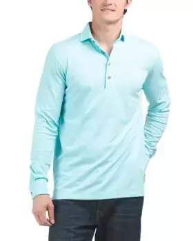 Поло для гольфа с длинными рукавами Omaha Greyson, синий