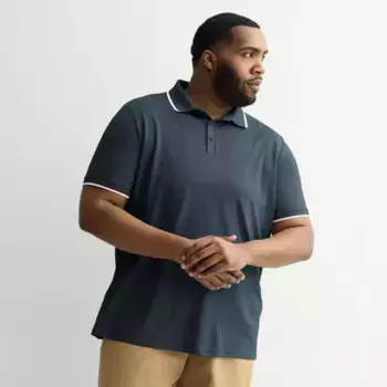 Поло для поездок на работу с большим и высоким наконечником Flx, синий