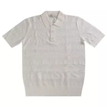 Поло Dries Van Noten Knit Polo Shirt 'White', белый