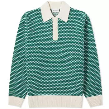 Поло Drle De Monsieur Jacquard, цвет Dark Green