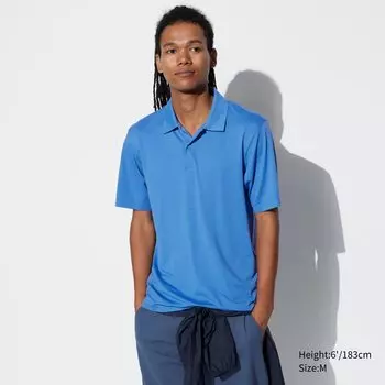 Поло DRY-EX UNIQLO, синий