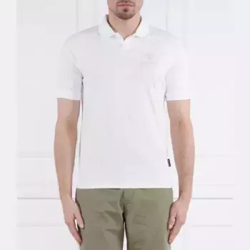 Polo e-santiago ss ярко-белый 002 стандартной формы Napapijri, белый