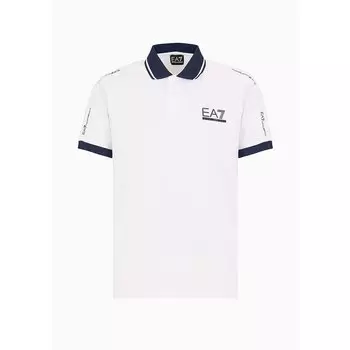Поло EA7 EMPORIO ARMANI 3DPF20, белый