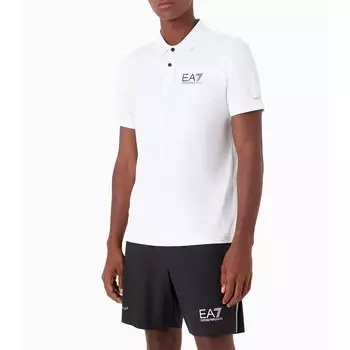 Поло EA7 EMPORIO ARMANI 8Npf23, белый