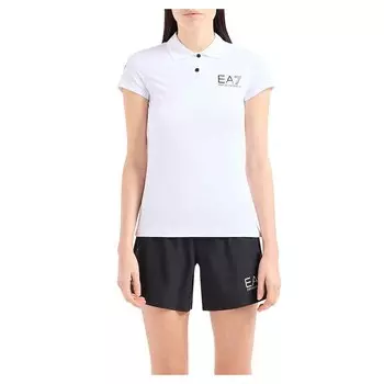Поло EA7 EMPORIO ARMANI 8NTF70_TJEMZ, белый