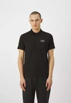 Поло EA7 Emporio Armani, черный