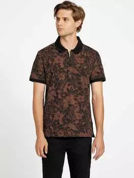 Поло Eco Daniels Palm Guess Factory, цвет chestnut pie