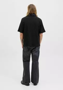 Поло EINFARBIG Jack & Jones, черный