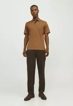Поло Einfarbig Jack & Jones, коричневый