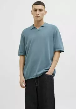 Поло EINFARBIG Jack & Jones, синий