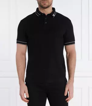 Поло Emporio Armani Regular Fit, черный