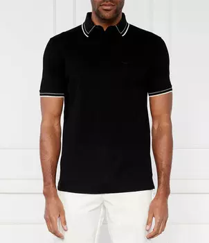 Поло Emporio Armani Regular Fit, черный