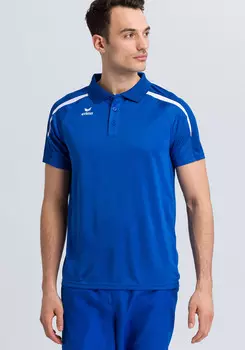 Поло erima Liga 2.0, цвет new royal/true blue/weiss