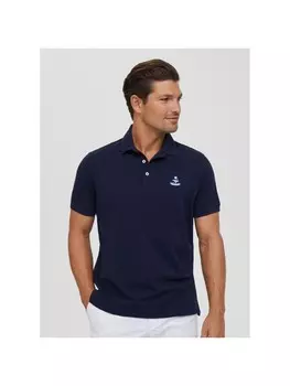 Поло Faconnable Polo, цвет Marine