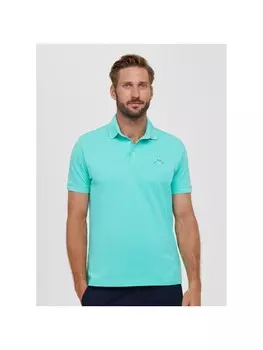 Поло Faconnable Polo, синий