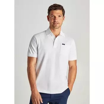 Поло Faonnable Basic Pocket, белый