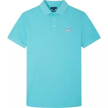 Поло Faonnable Pima Birdie, синий