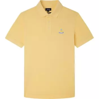 Поло Faonnable Pima Birdie, желтый