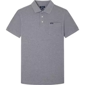 Поло Faonnable Pima Pocket, серый