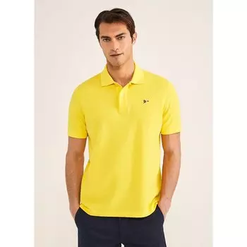 Поло Faonnable Pique Flag, желтый