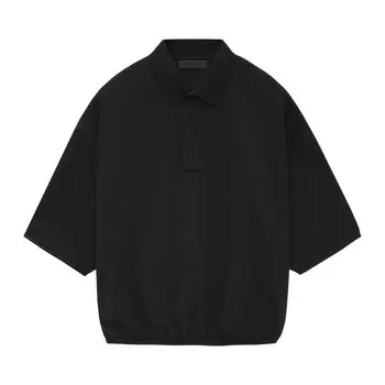 Поло Fear Of God Essentials Fear of God Essentials 3/4 Sleeve Polo, черный