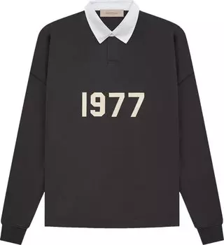 Поло Fear of God Essentials Rugby Polo 'Iron', черный