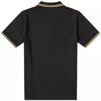 Поло Fred Perry Original с двойным носком, черный