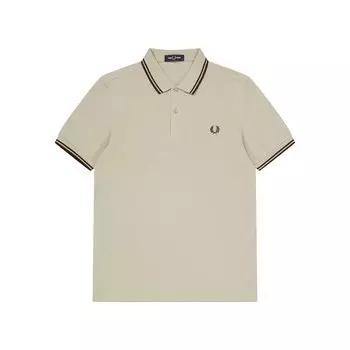 Поло Fred Perry Twin, серый