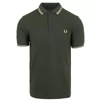 Поло Fred Perry Twin, зеленый