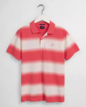 Поло Gant Gradiet Pique Rugger, цвет Coral