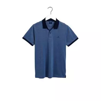 Поло Gant Piqu Oxford, синий